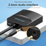 Vention Conversor HDMI Macho a VGA Hembra con Jack 3.5mm Negro